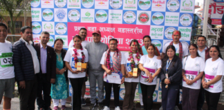 प्रथम वडाध्यक्ष वडास्तरीय दौड प्रतियोगितामा सागर च्याम्पियन ।